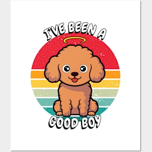 Cute brown Dog is a Good Boy Posters and Art